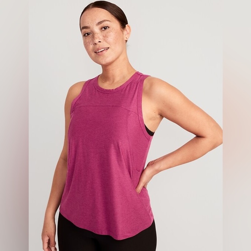 Old Navy Cloud 94 Soft Sleeveless Cutout T-Shirt